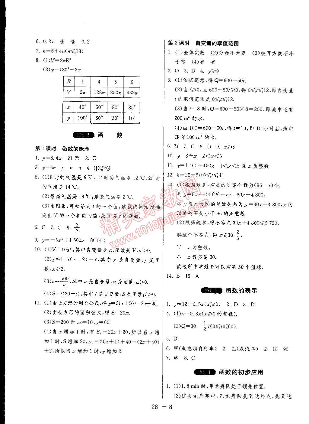 2015年1課3練單元達標測試八年級數(shù)學下冊冀教版 第8頁