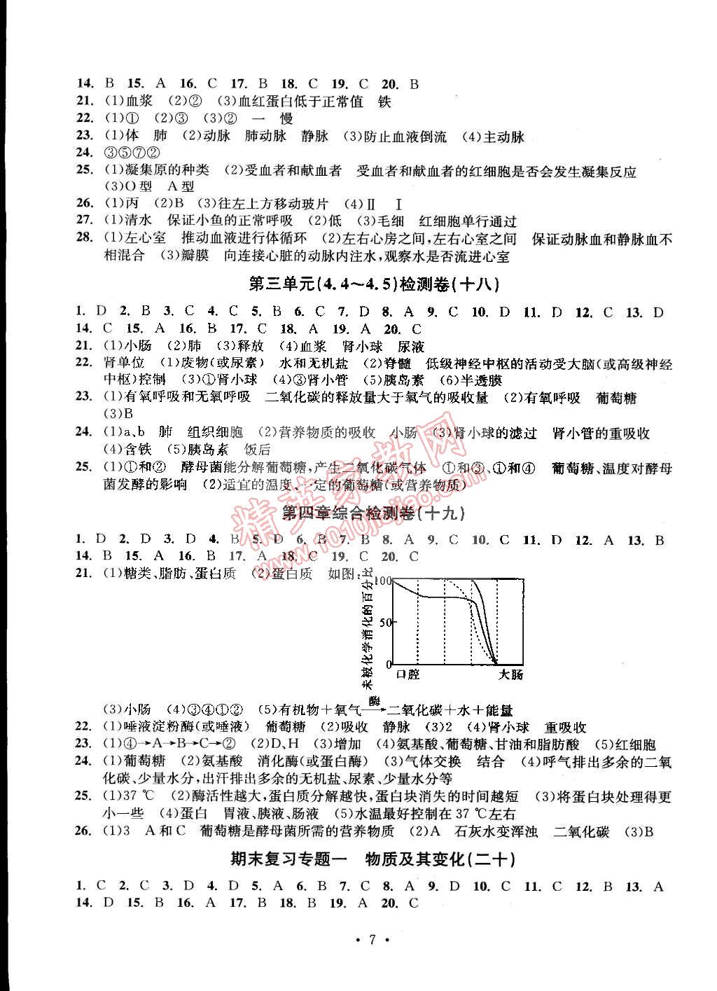 2014年習(xí)題e百檢測卷九年級科學(xué)全一冊浙教版 第7頁