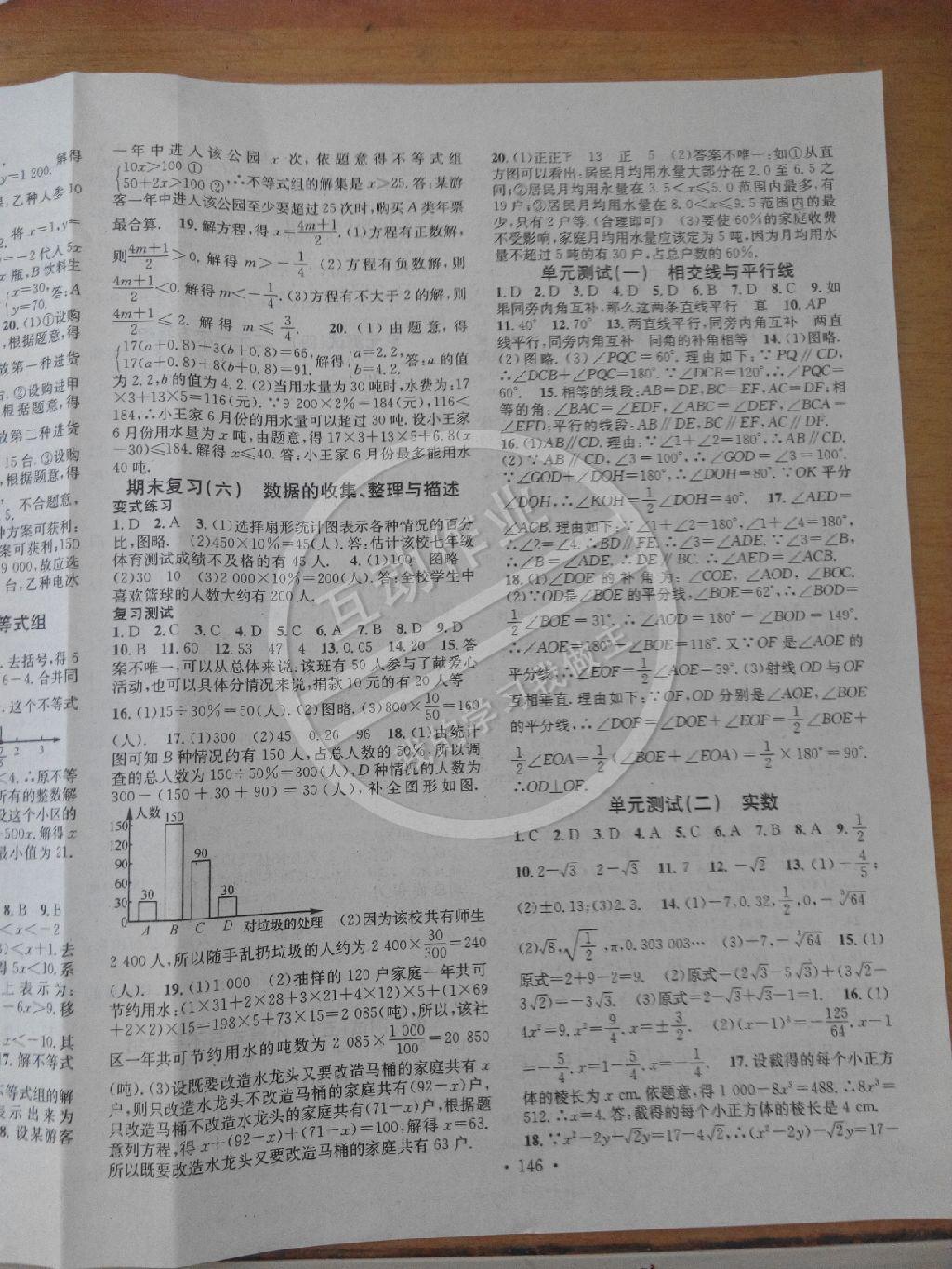 2015年名校课堂助教型教辅七年级数学下册人教版 第30页