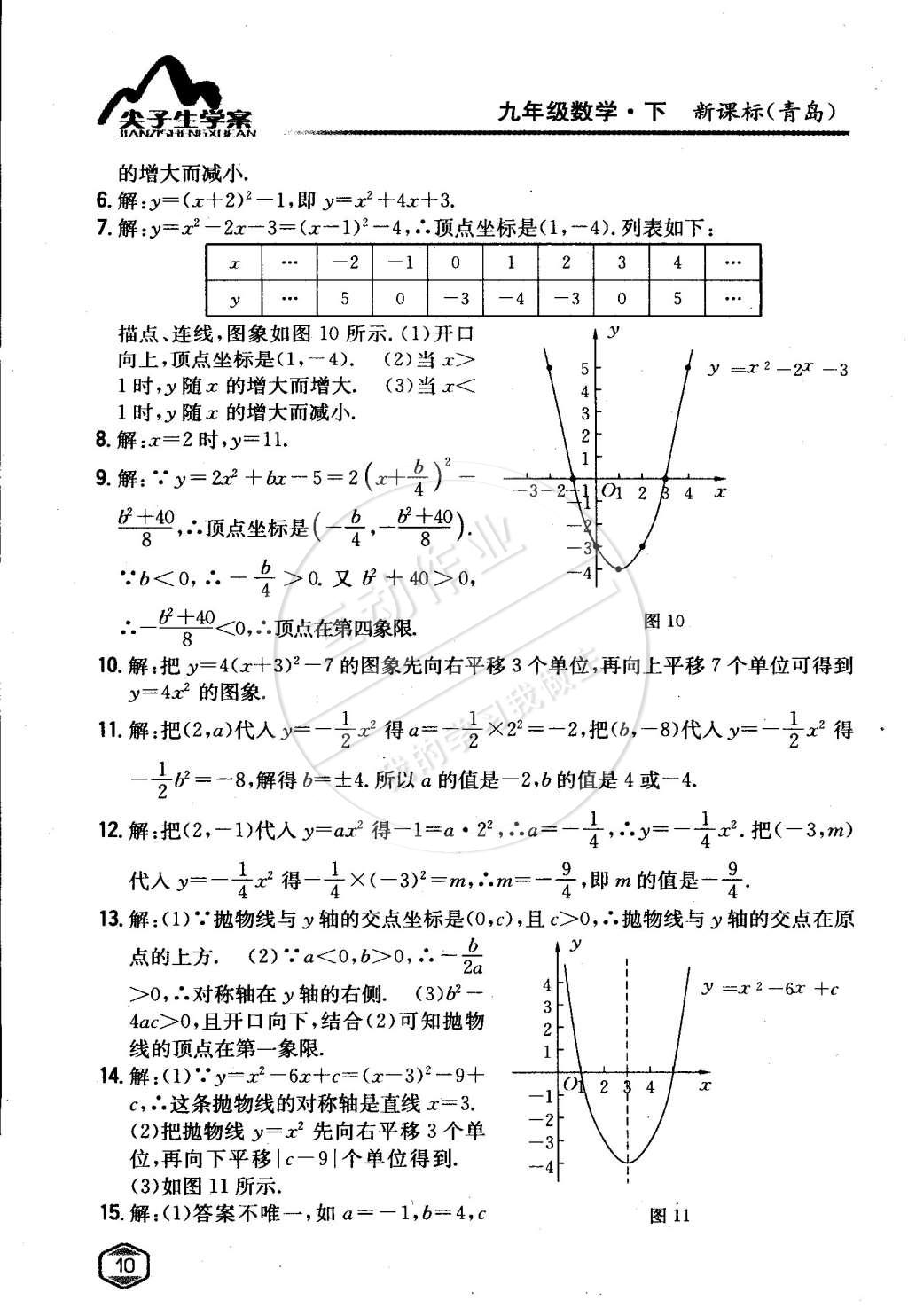 課本青島版九年級(jí)數(shù)學(xué)下冊(cè) 第5章 對(duì)函數(shù)的再探索第9頁(yè)