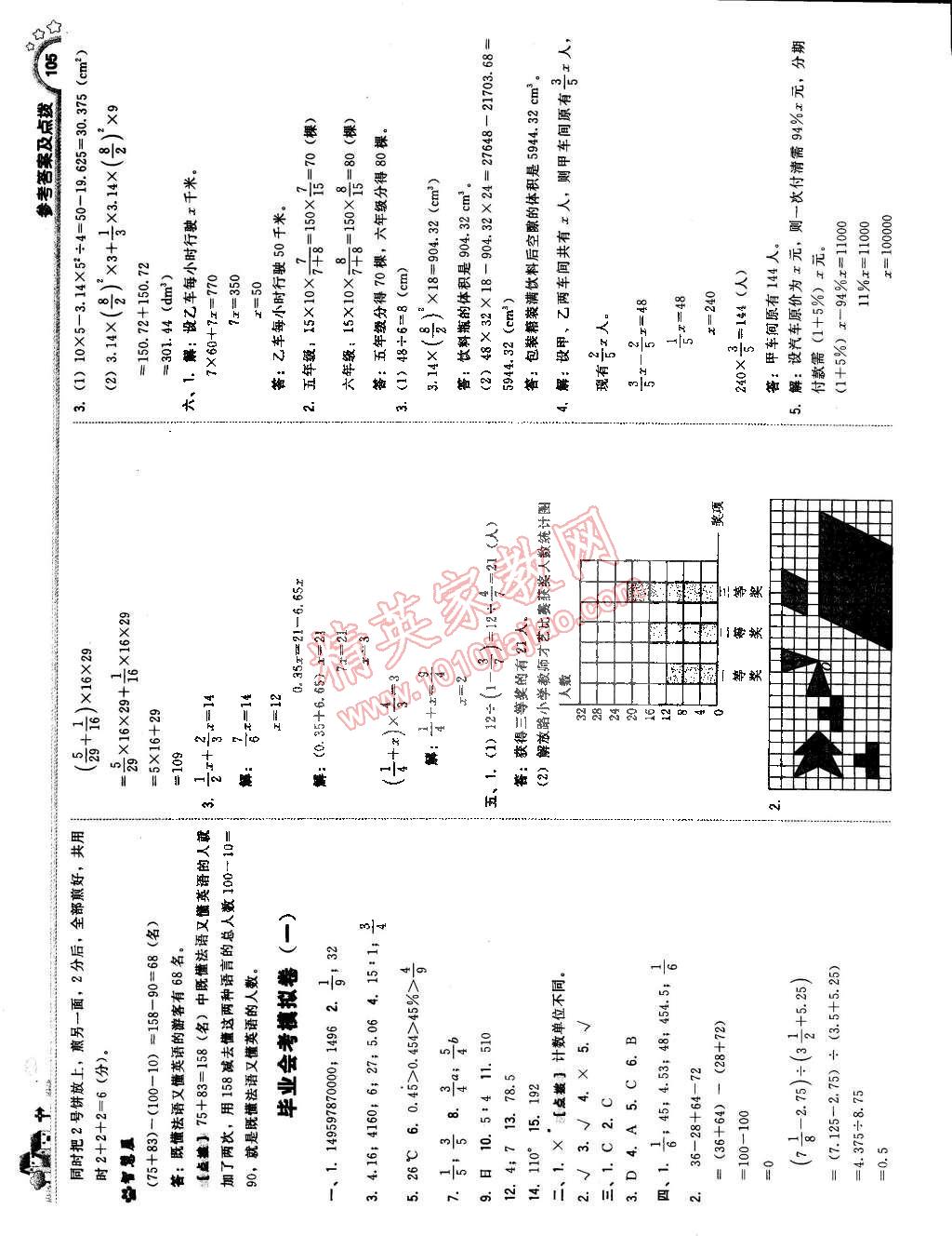 2015年典中點綜合應(yīng)用創(chuàng)新題六年級數(shù)學下冊北師大版 第23頁