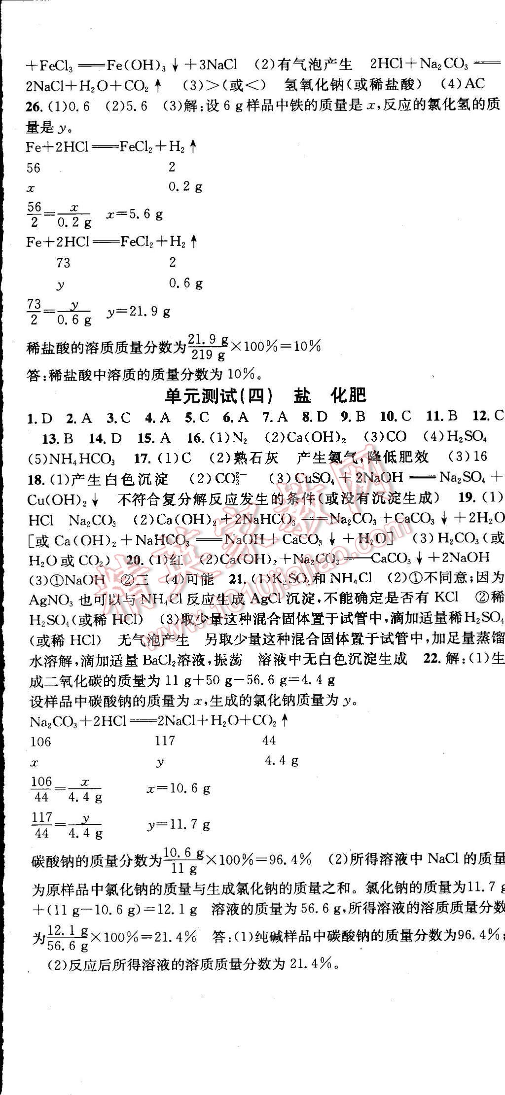 2015年名校課堂助教型教輔九年級化學(xué)下冊人教版 第53頁