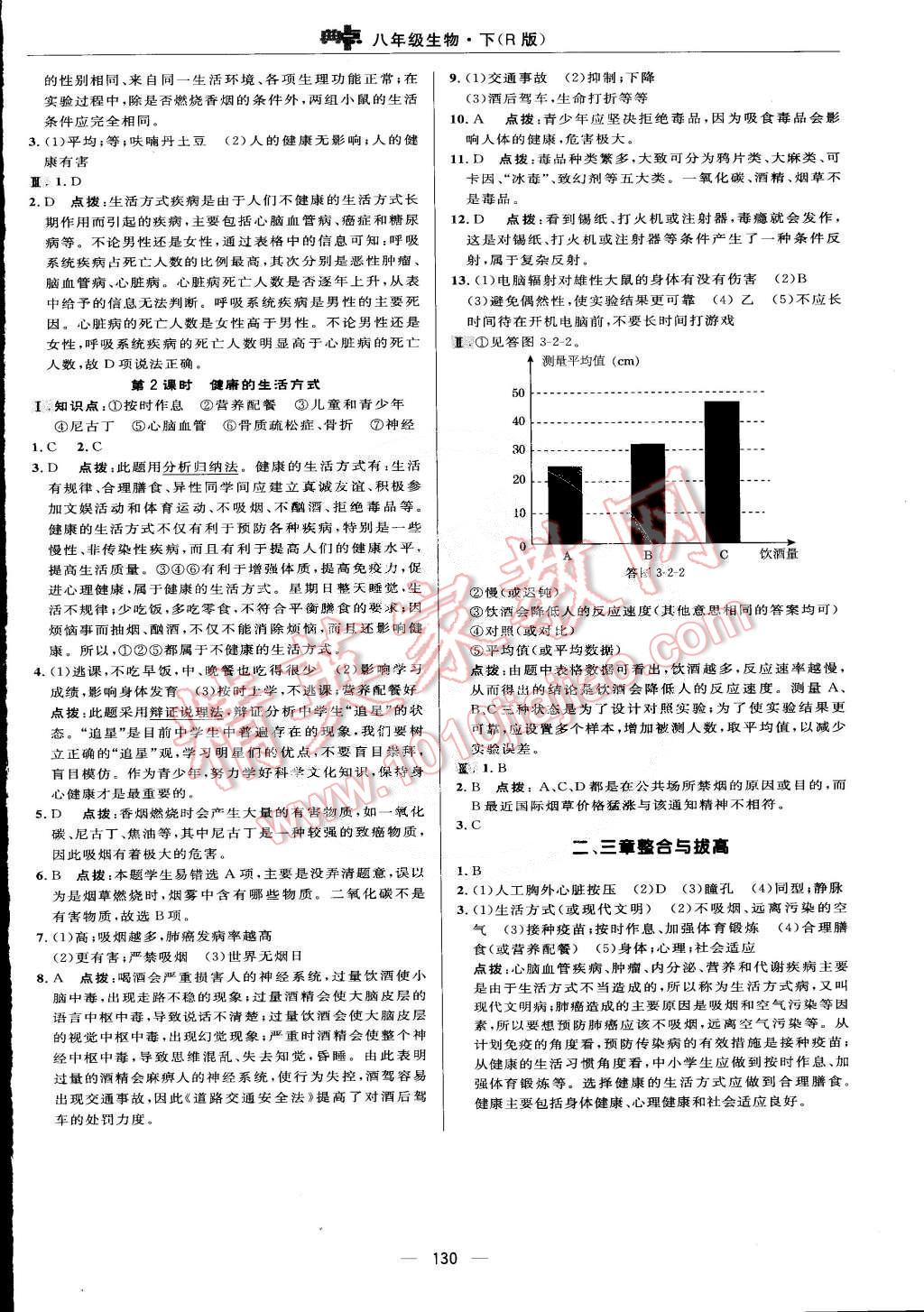 2015年綜合應(yīng)用創(chuàng)新題典中點八年級生物下冊人教版 第28頁