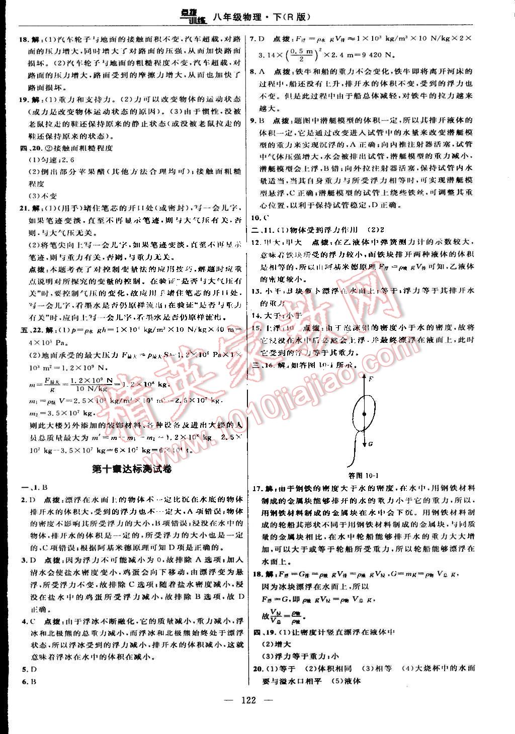 2015年點撥訓練八年級物理下冊人教版 第4頁