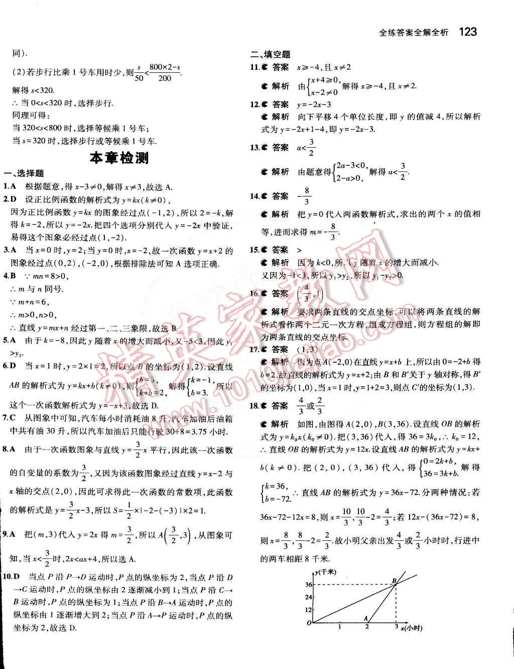 2015年5年中考3年模擬初中數(shù)學(xué)八年級下冊人教版 第31頁