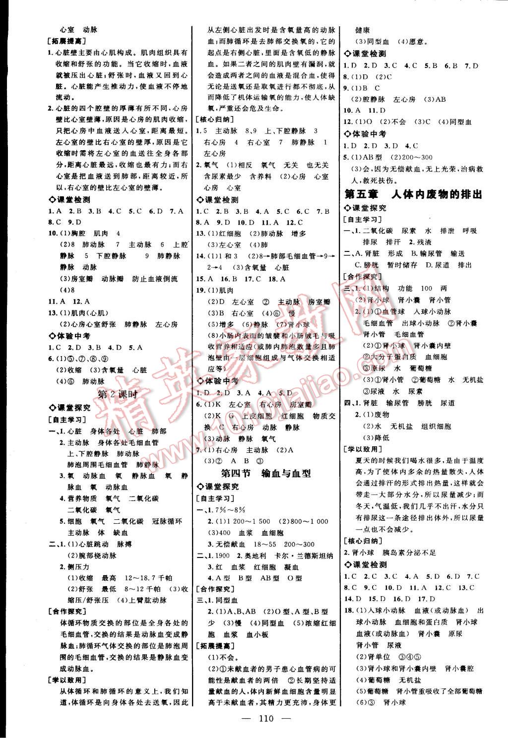 2015年細(xì)解巧練七年級(jí)生物下冊(cè)人教版 第4頁