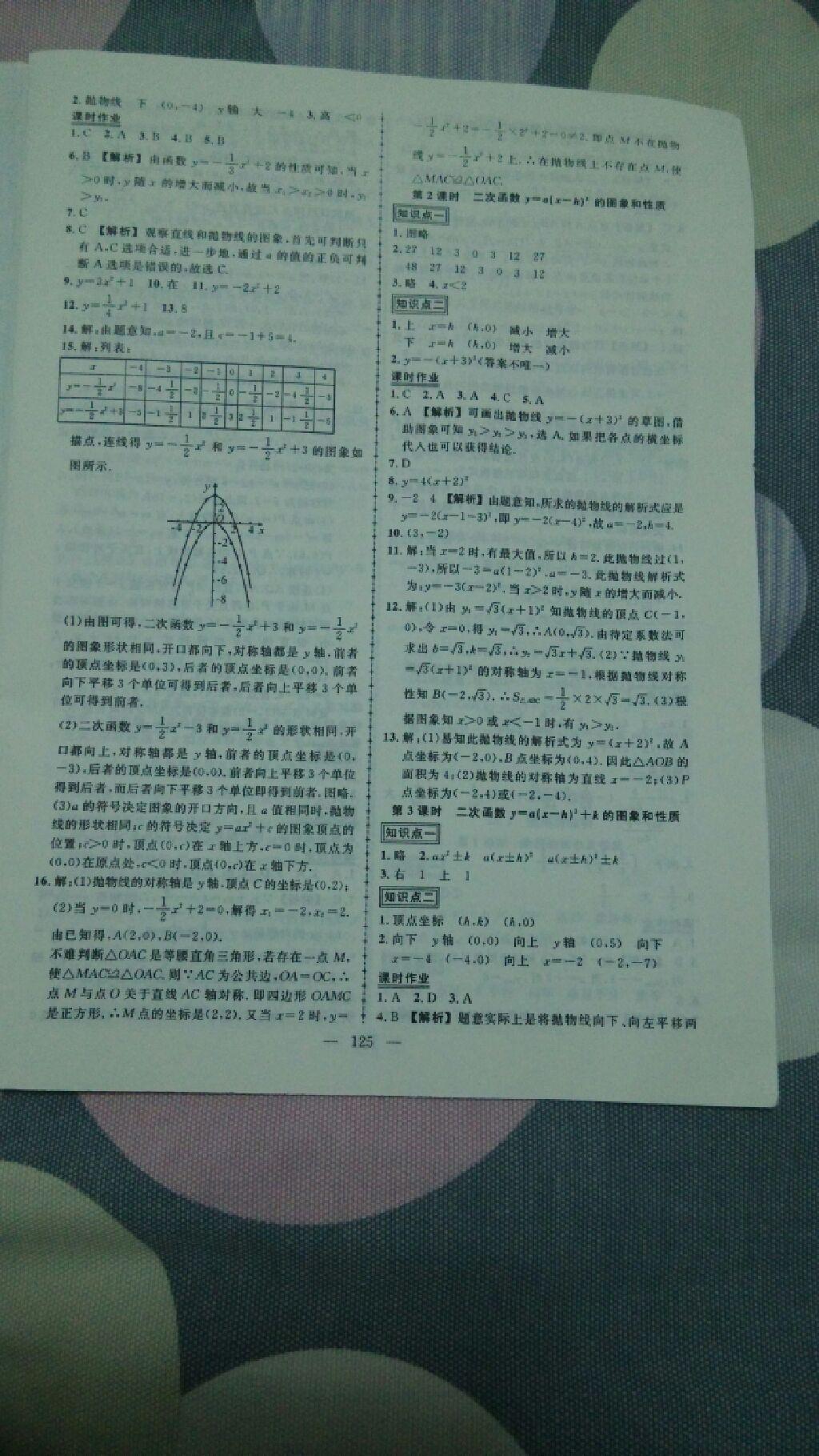 2014年黃岡創(chuàng)優(yōu)作業(yè)導學練九年級數(shù)學上冊 第6頁