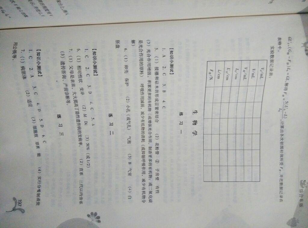 2015年新课程暑假作业本八年级综合B版山西教育出版社 第17页