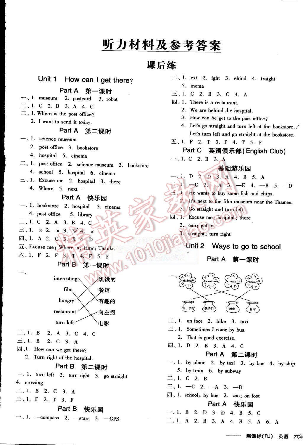 2015年全品學(xué)練考六年級(jí)英語(yǔ)上冊(cè)人教PEP版 第1頁(yè)