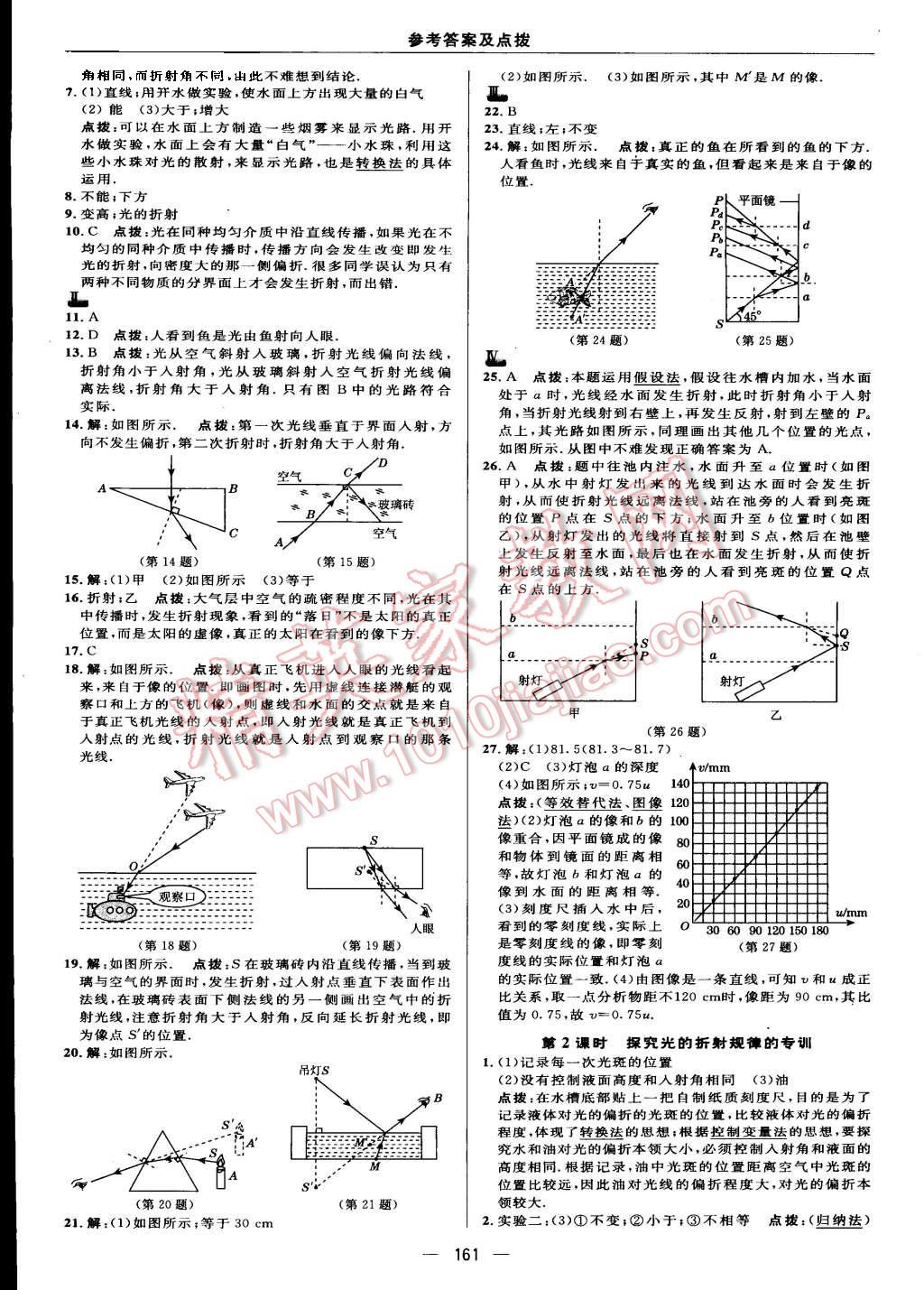 2015年綜合應(yīng)用創(chuàng)新題典中點八年級物理上冊蘇科版 第19頁