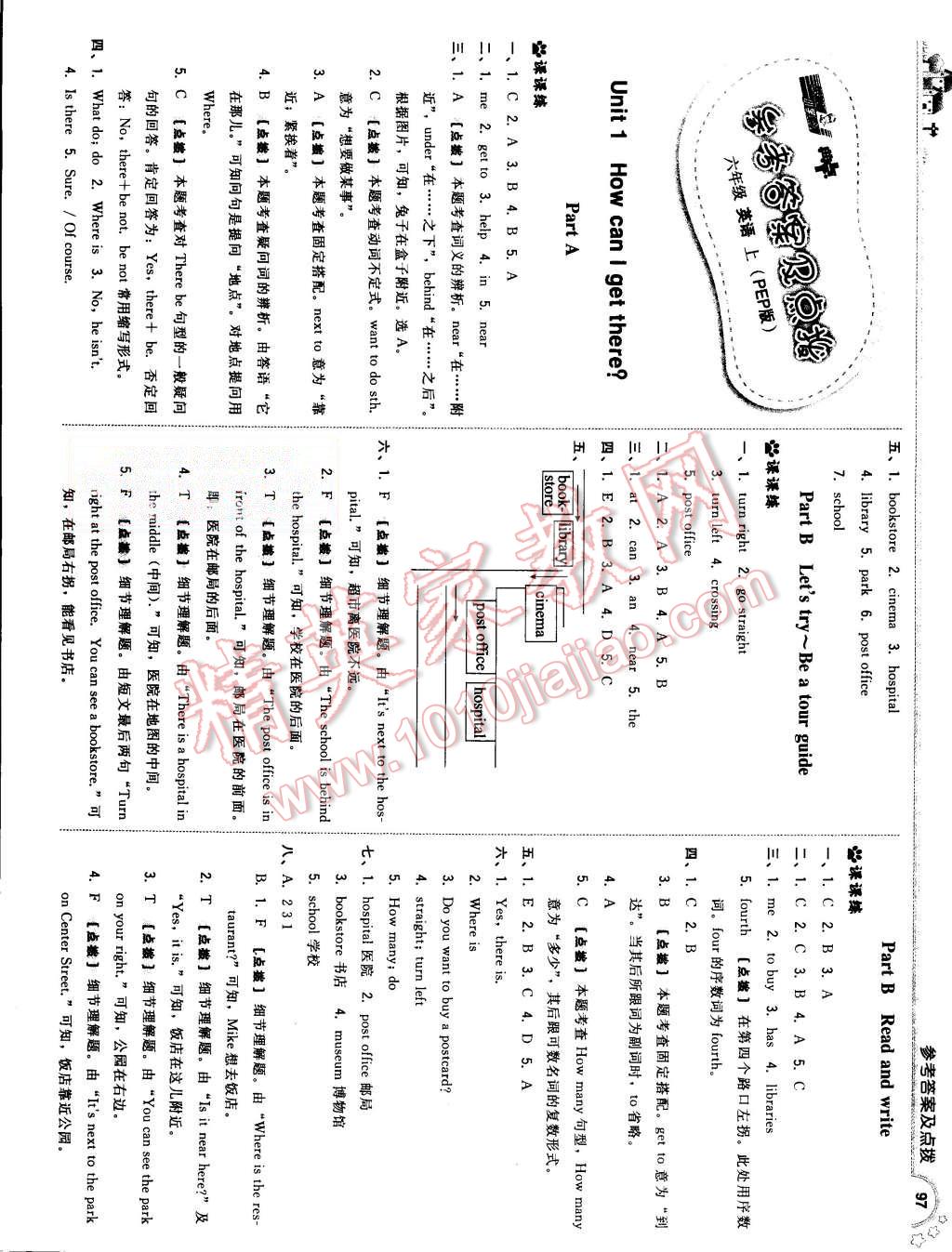 2015年綜合應用創(chuàng)新題典中點六年級英語上冊人教PEP版 第1頁