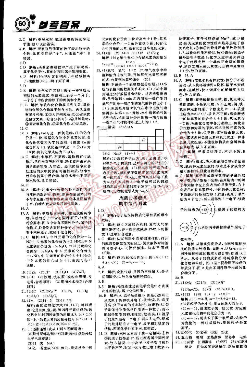 2015年輕巧奪冠周測(cè)月考直通中考九年級(jí)化學(xué)上冊(cè)人教版 第12頁