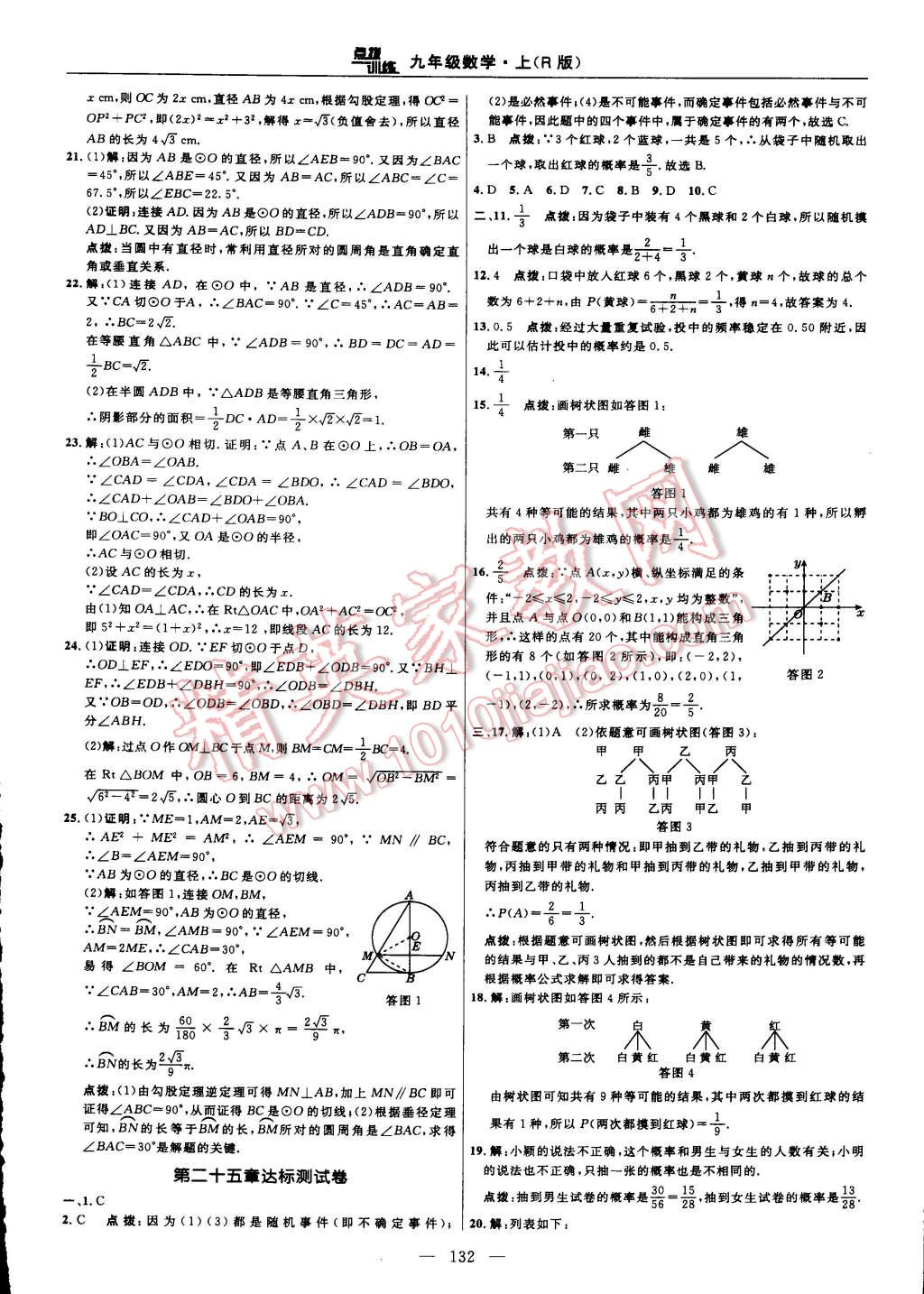 2015年點撥訓(xùn)練九年級數(shù)學(xué)上冊人教版 第6頁