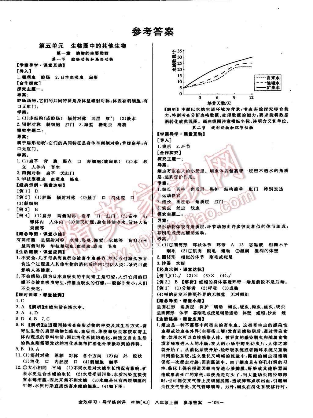 2015年全效学习八年级生物上册人教版 第1页