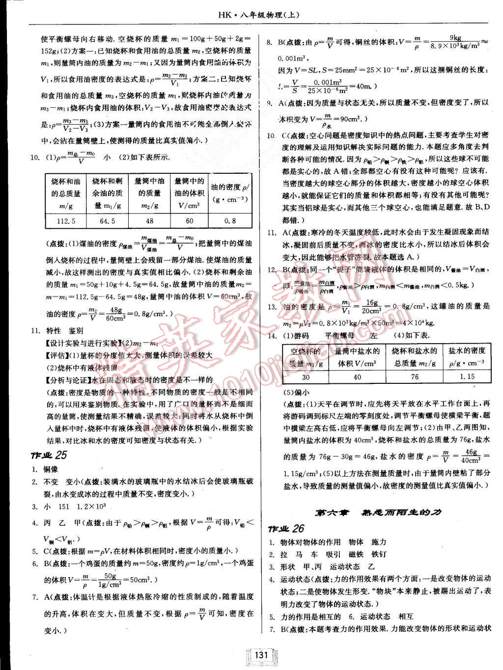 2015年啟東中學(xué)作業(yè)本八年級(jí)物理上冊(cè)滬科版 第15頁(yè)