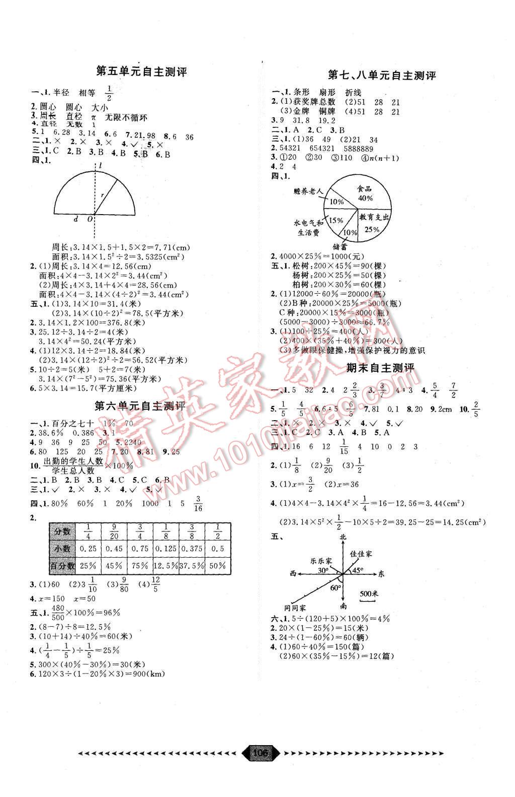 2015年陽光計劃第一步六年級數(shù)學上冊人教版 第12頁