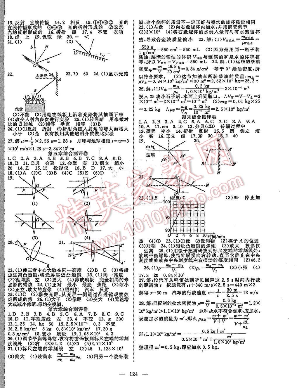 2015年名师学案八年级物理上册人教版 第8页