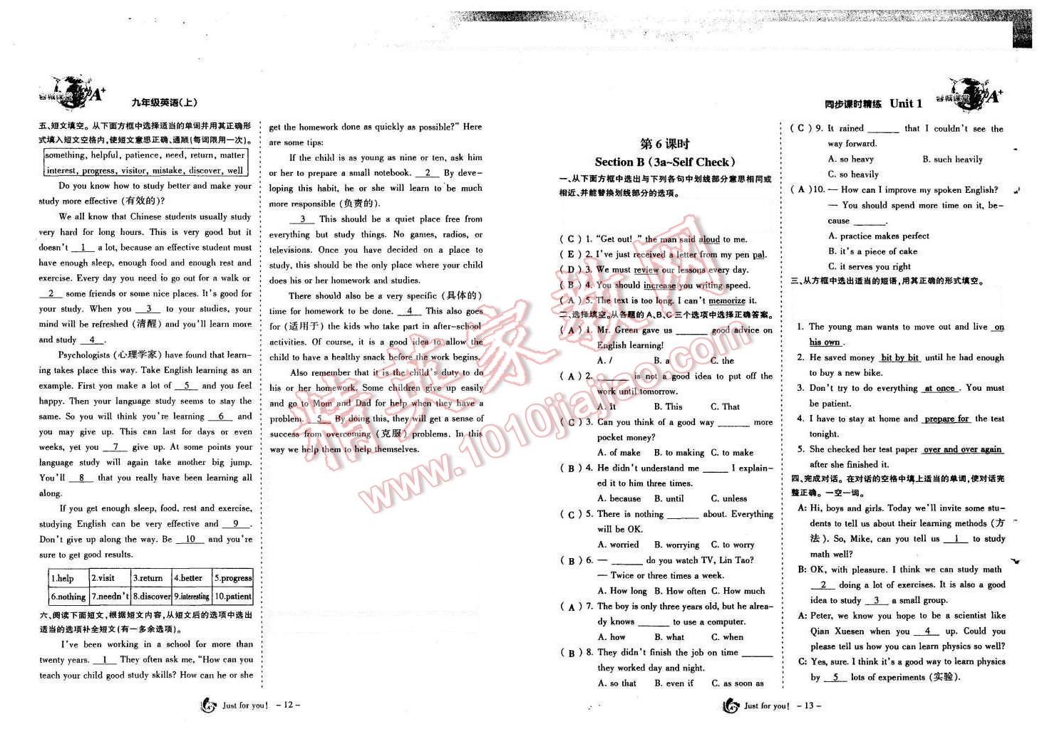 2015年蓉城課堂給力A加九年級英語全一冊 第8頁