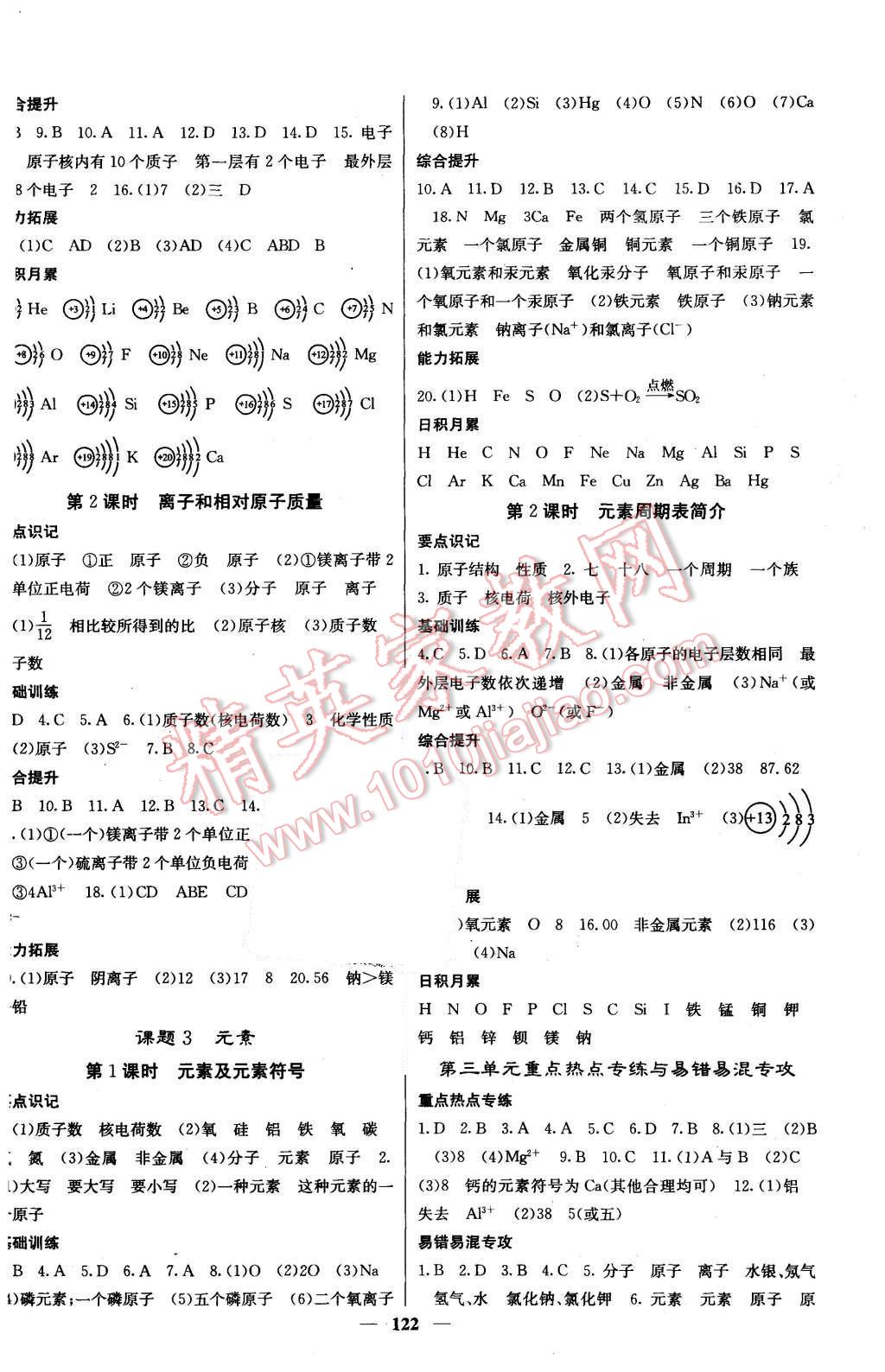 2015年課堂點(diǎn)睛九年級(jí)化學(xué)上冊(cè)人教版 第5頁