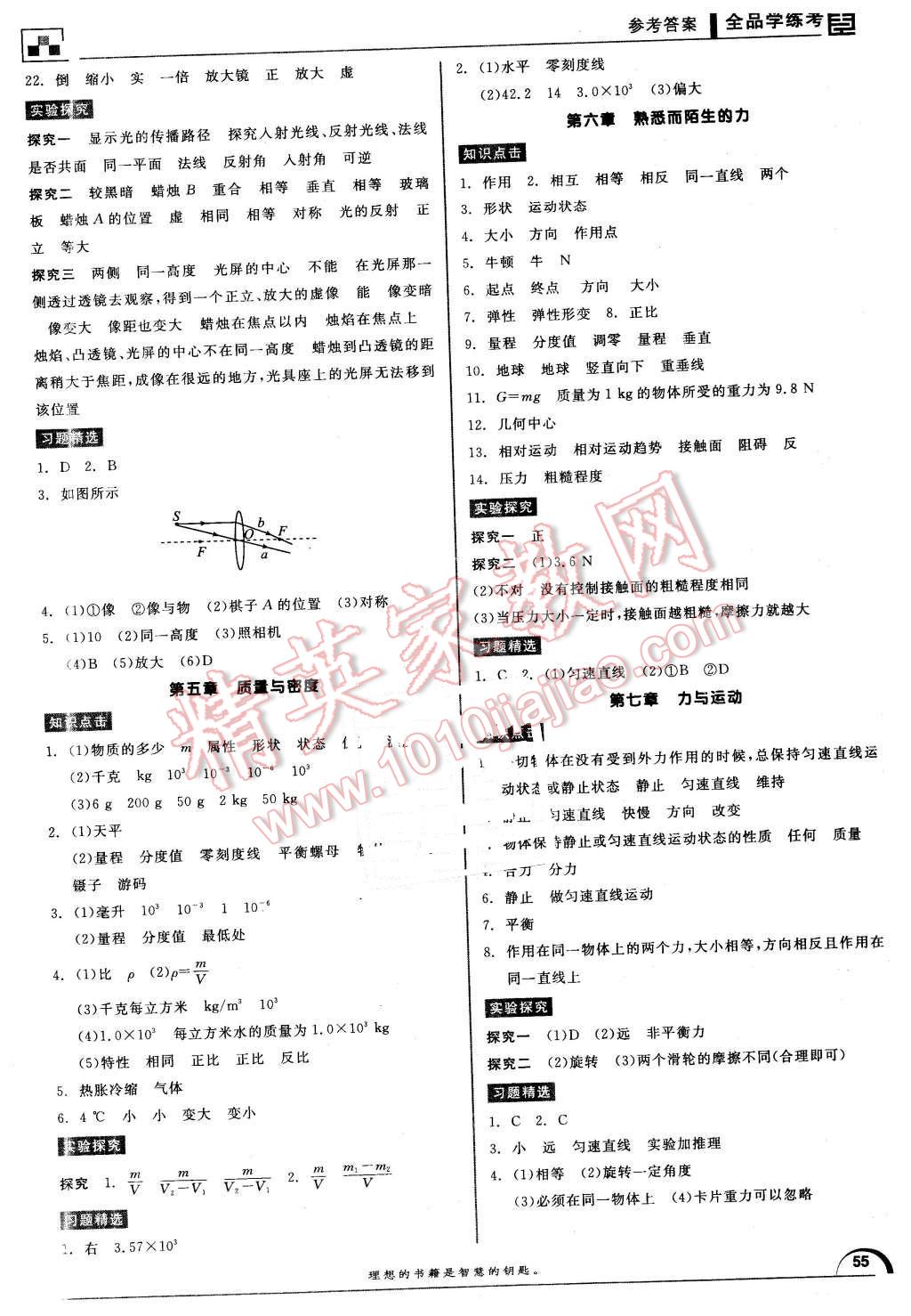 2015年全品學(xué)練考九年級(jí)物理全一冊(cè)下滬科版 第5頁(yè)