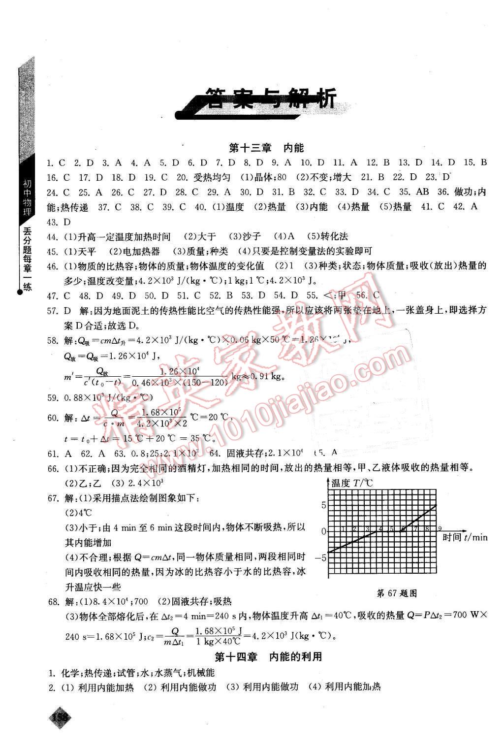 2015年初中物理丟分題每章一練九年級(jí)全一冊(cè) 第1頁(yè)