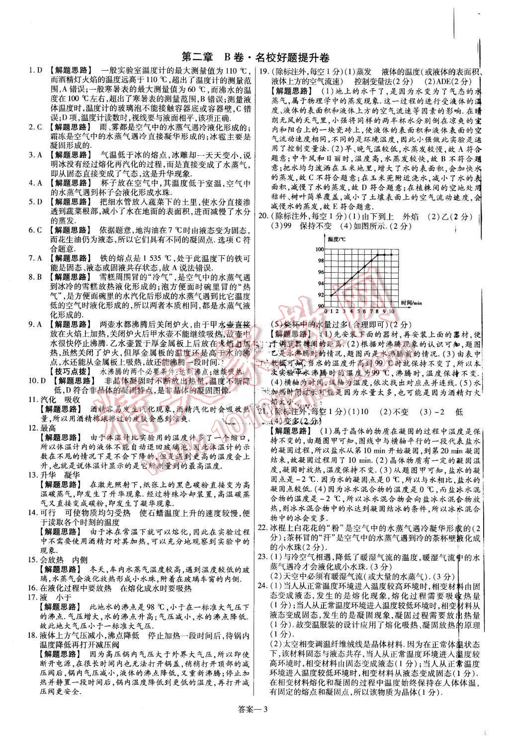 2015年金考卷活頁(yè)題選八年級(jí)物理上冊(cè)蘇科版 第3頁(yè)