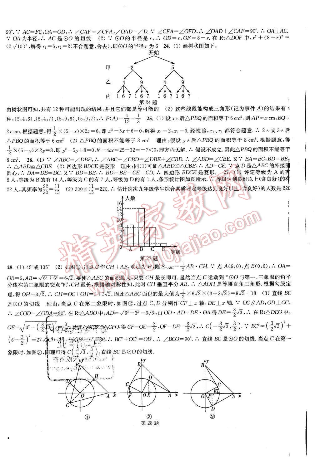 2015年通城學(xué)典活頁(yè)檢測(cè)九年級(jí)數(shù)學(xué)上冊(cè)蘇科版 第16頁(yè)