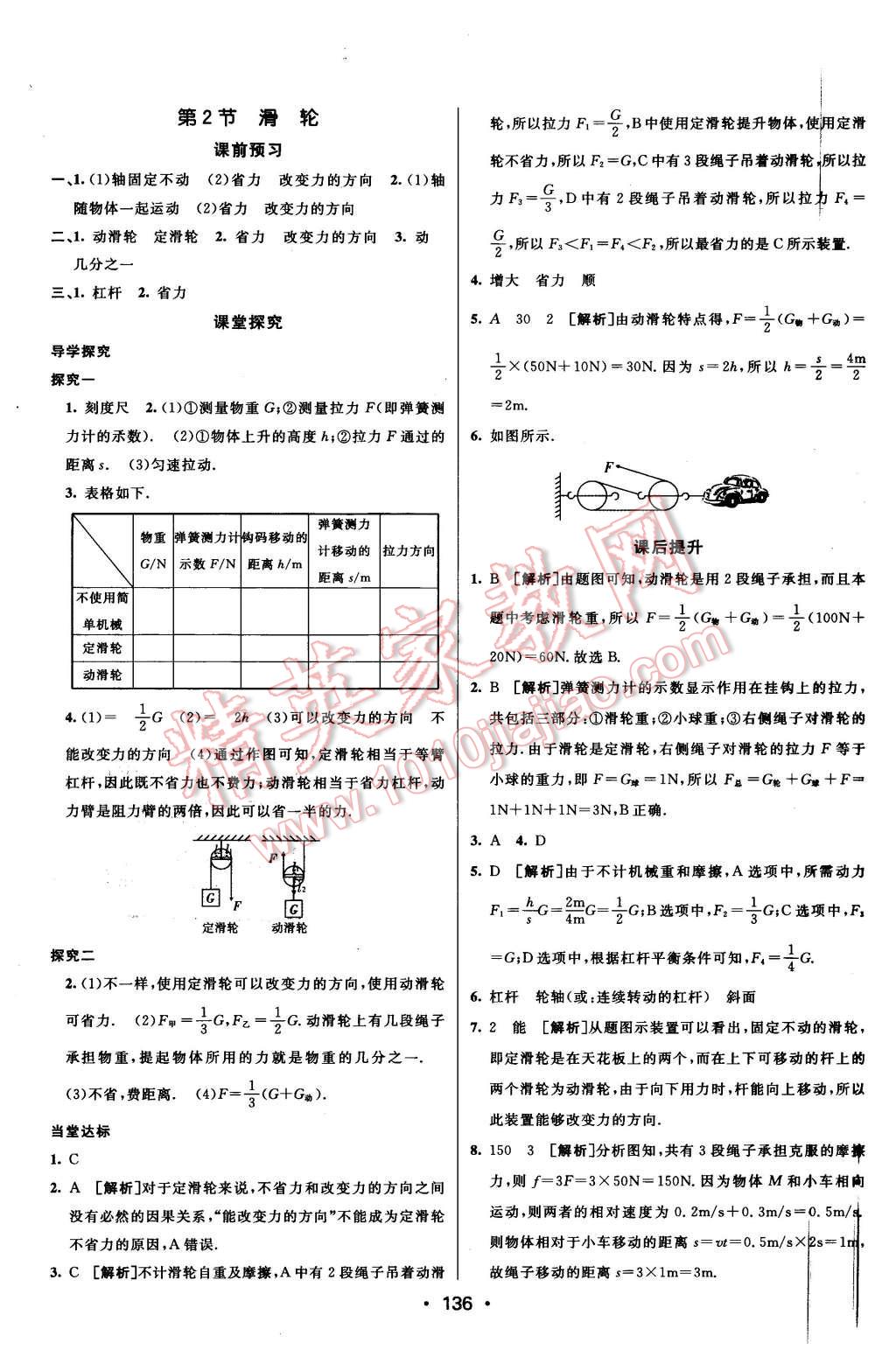 2016年同行学案八年级物理下册人教版 第24页