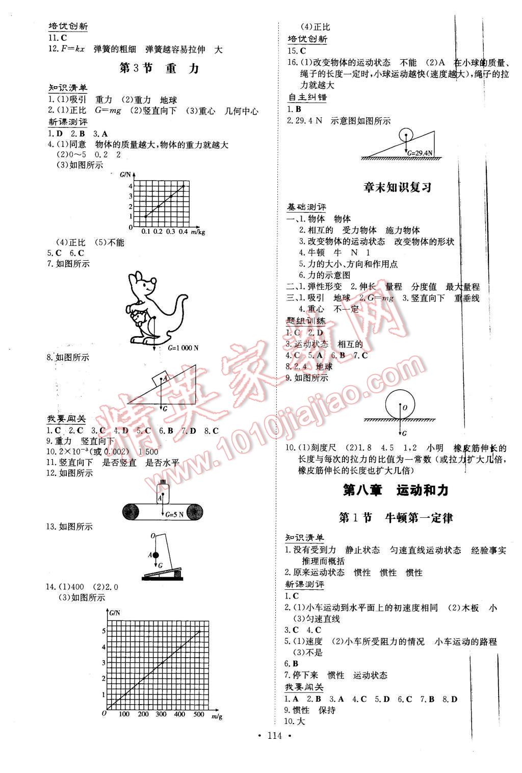 2016年A加练案课时作业本八年级物理下册人教版 第2页