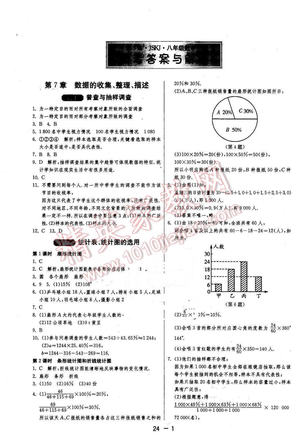 2016年1課3練單元達標測試八年級數(shù)學下冊蘇科版 第1頁