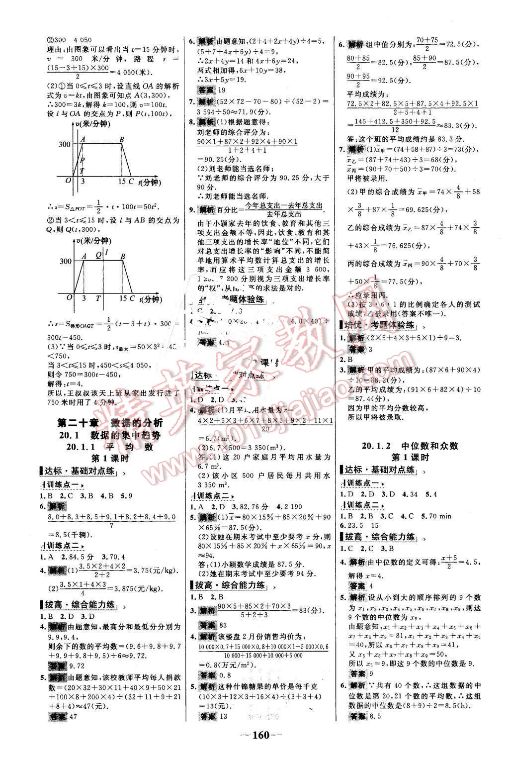 2016年世紀(jì)金榜百練百勝八年級數(shù)學(xué)下冊人教版 第18頁