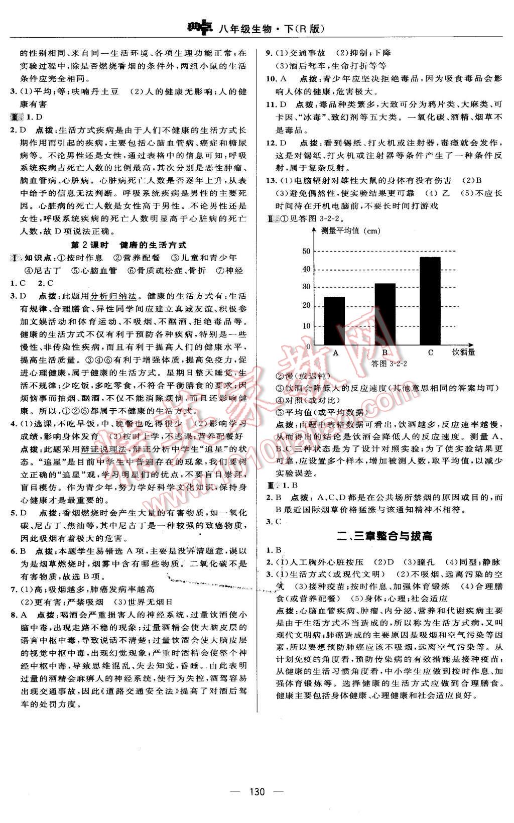 2016年綜合應(yīng)用創(chuàng)新題典中點(diǎn)八年級(jí)生物下冊(cè)人教版 第28頁(yè)