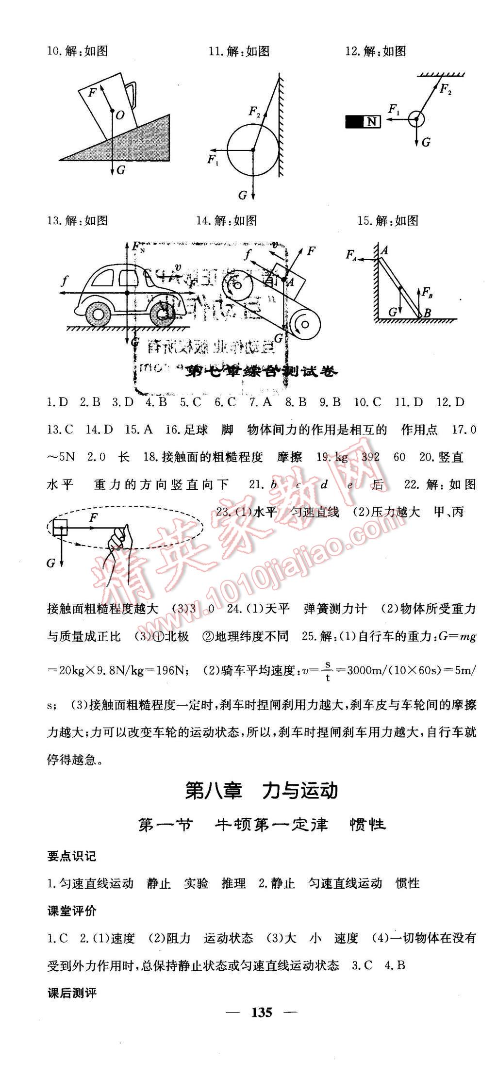 2016年課堂點(diǎn)睛八年級(jí)物理下冊(cè)教科版 第4頁