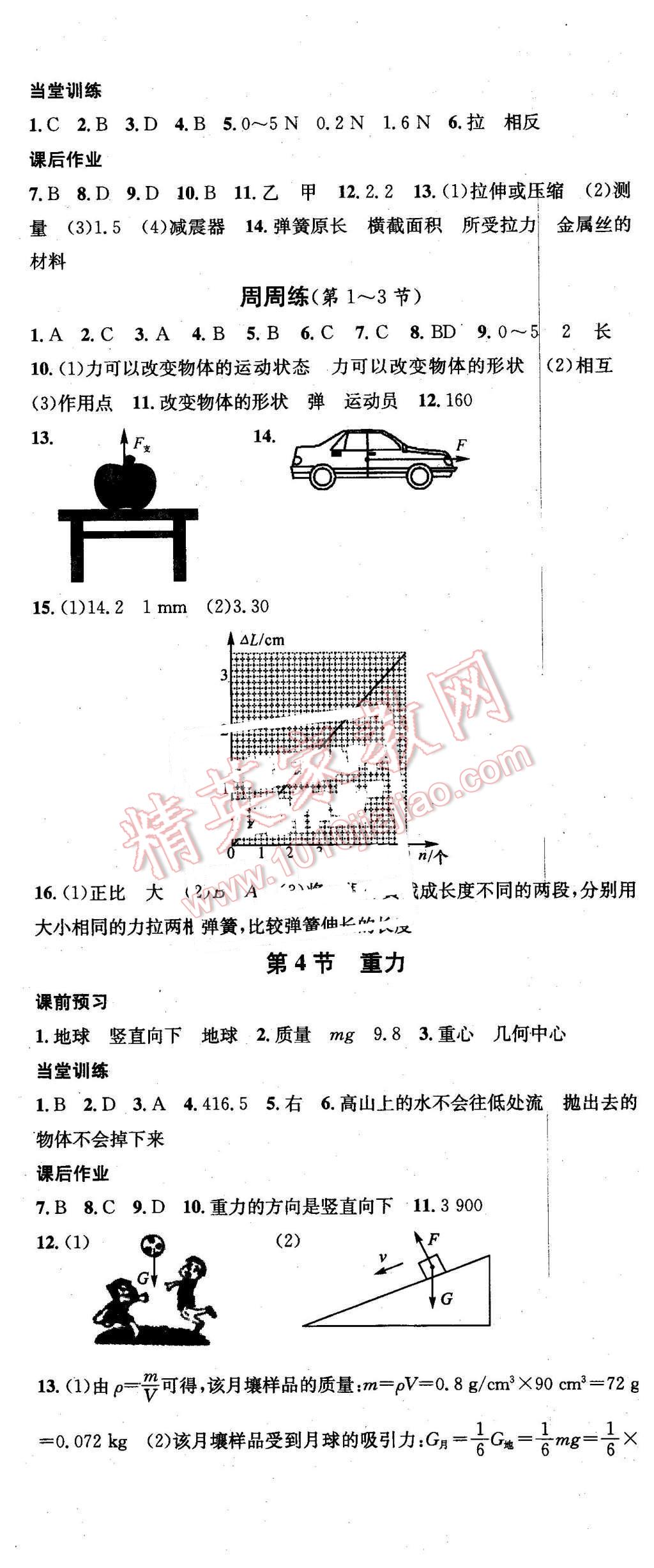 2016年名校課堂滾動學(xué)習(xí)法八年級物理下冊教科版 第2頁