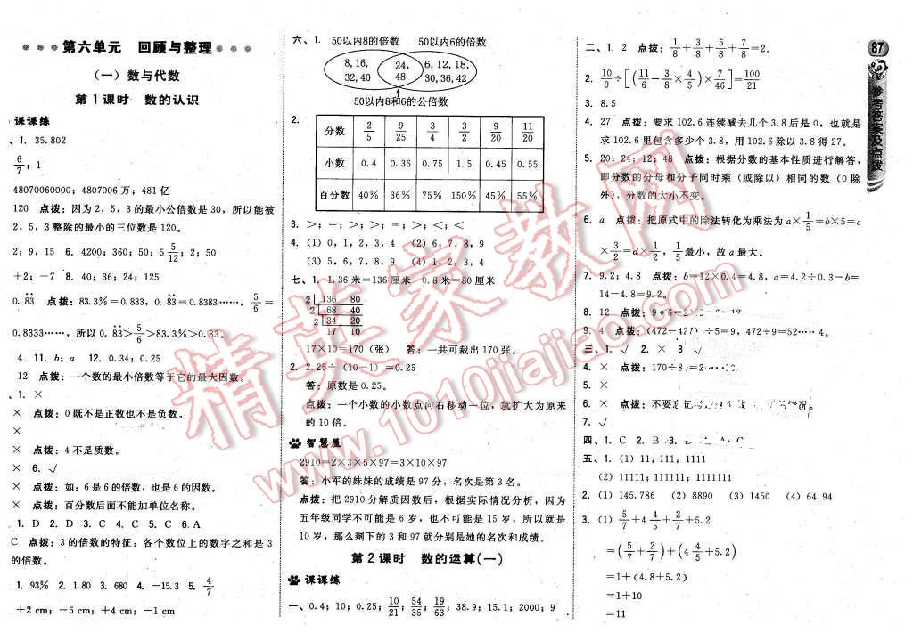 2016年綜合應(yīng)用創(chuàng)新題典中點(diǎn)六年級(jí)數(shù)學(xué)下冊(cè)冀教版 第13頁(yè)