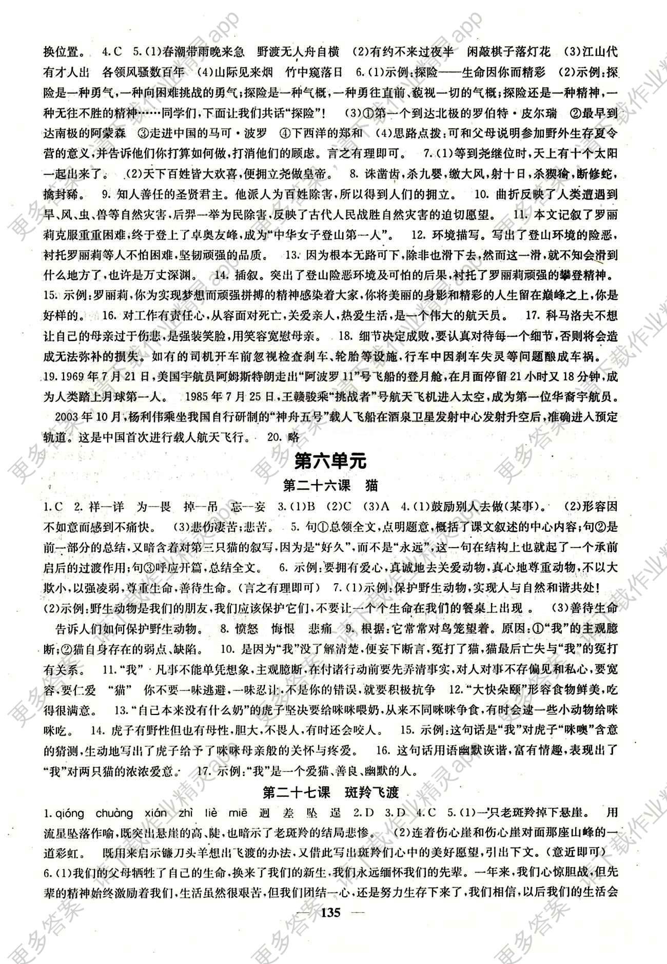 课堂点睛 点准 点透 点睛 语文 七年级下册 人教