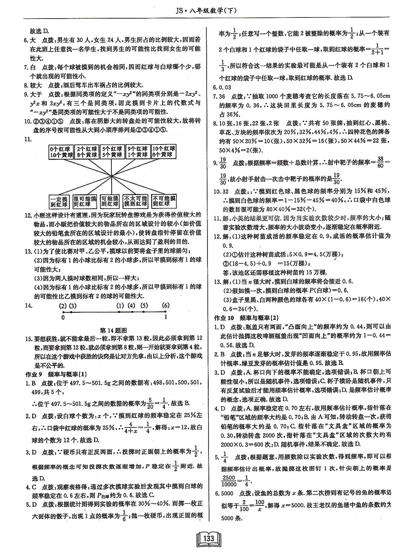 啟東系列同步篇啟東中學作業(yè)本  蘇教版八年級下數(shù)學龍門書局 第七章-第八章 [5]