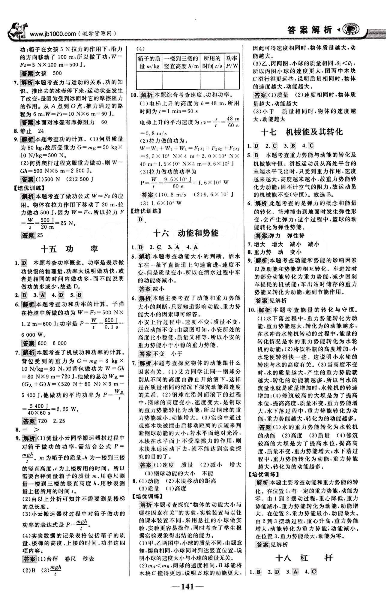 2015最新版 世紀(jì)金榜 金榜學(xué)案八年級(jí)下物理浙江科學(xué)技術(shù)出版社 課時(shí)提升作業(yè) [5]