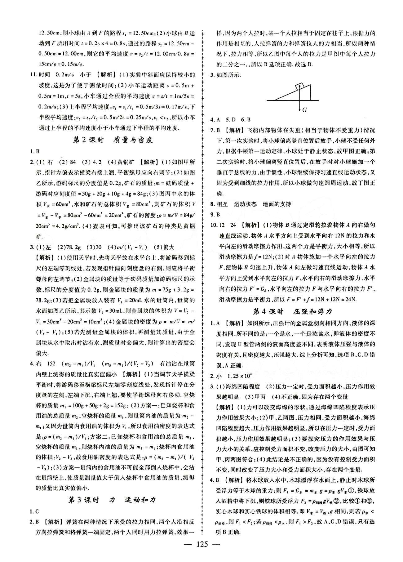 2015創(chuàng)優(yōu)作業(yè) 導(dǎo)學(xué)練九年級(jí)下物理新疆人民出版社 中考專題總復(fù)習(xí) [3]