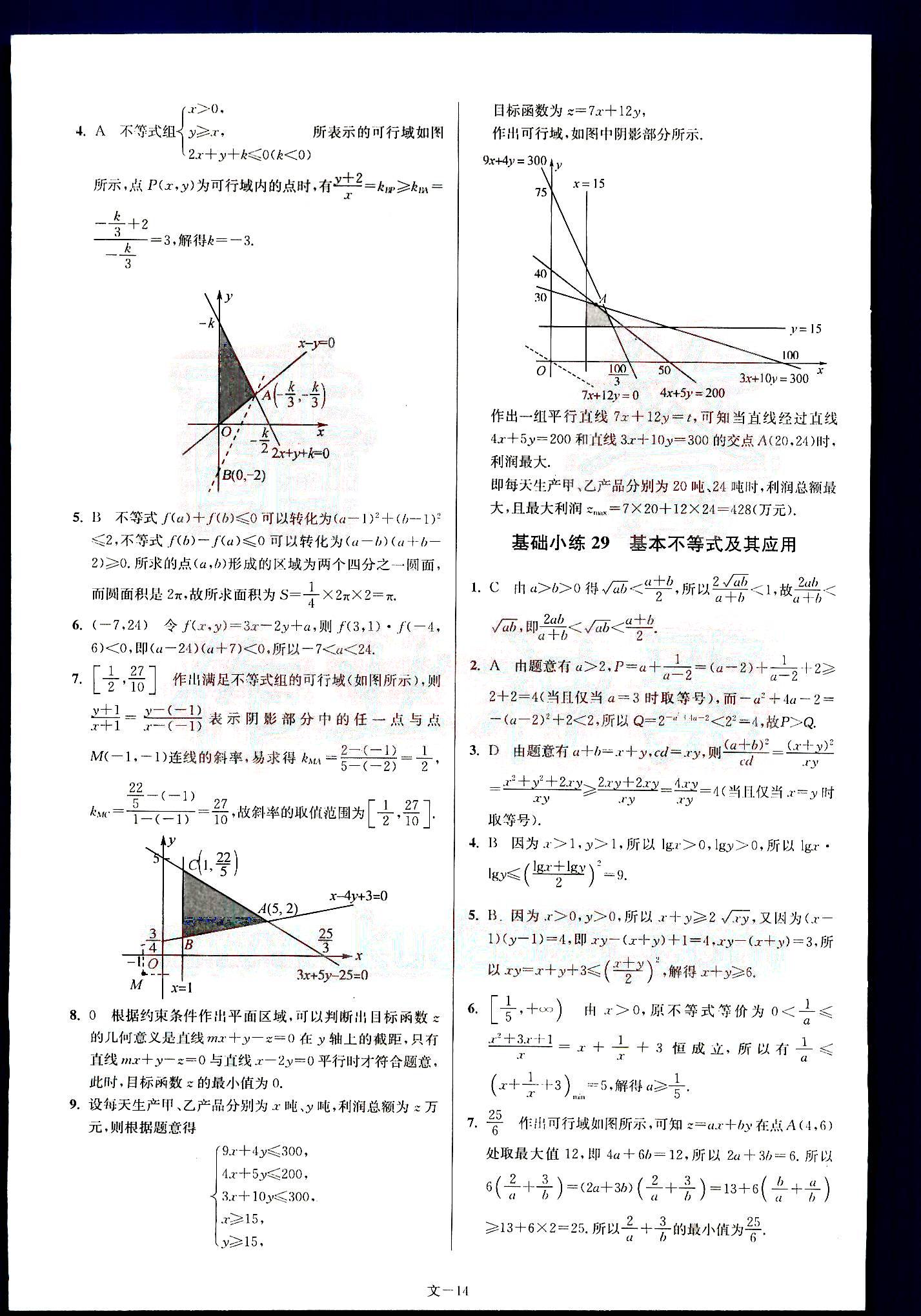 小题狂做-高考数学-文科-最基础篇南京大学出版社 第3部分 [4]