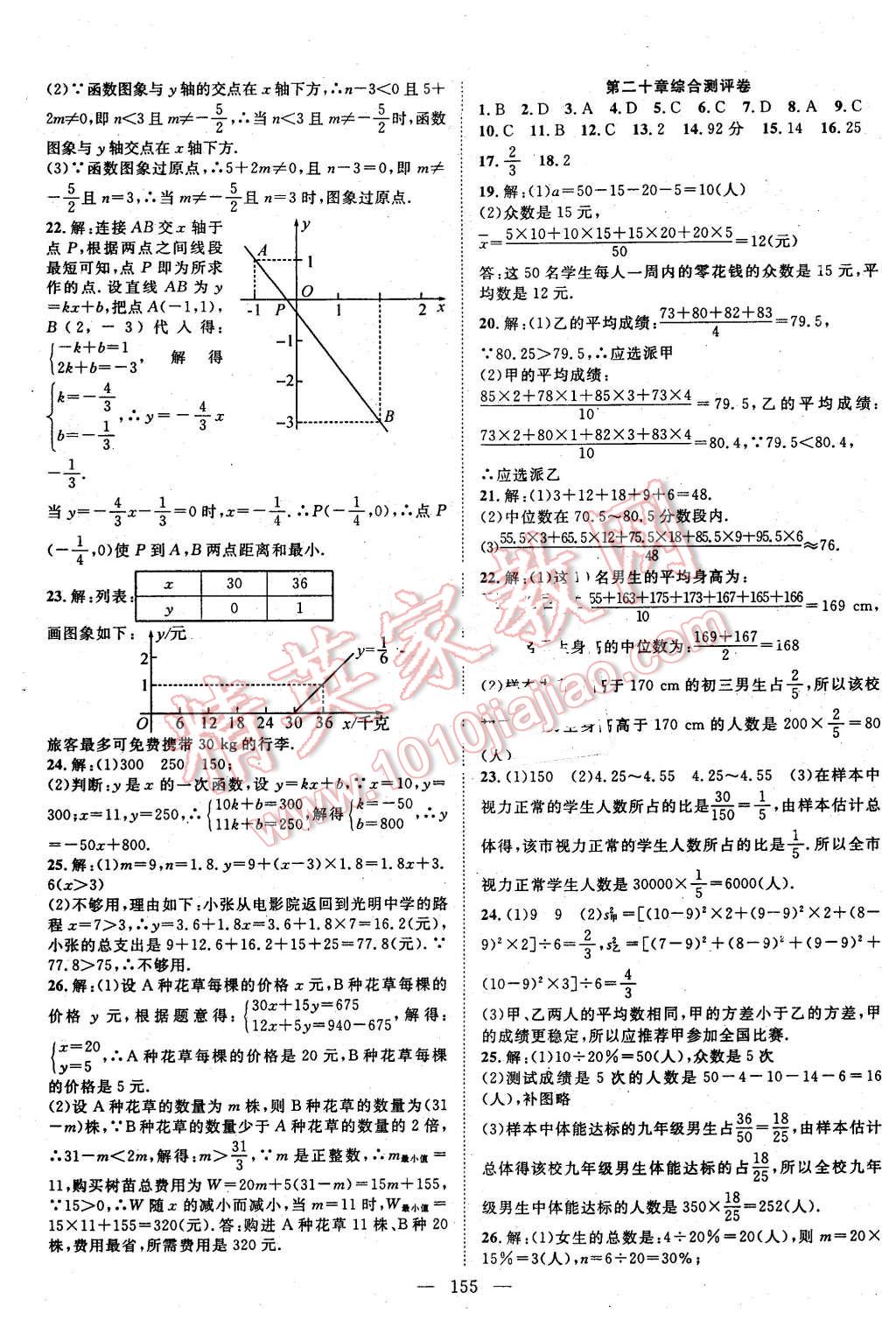 2016年名師學(xué)案八年級數(shù)學(xué)下冊人教版 第19頁