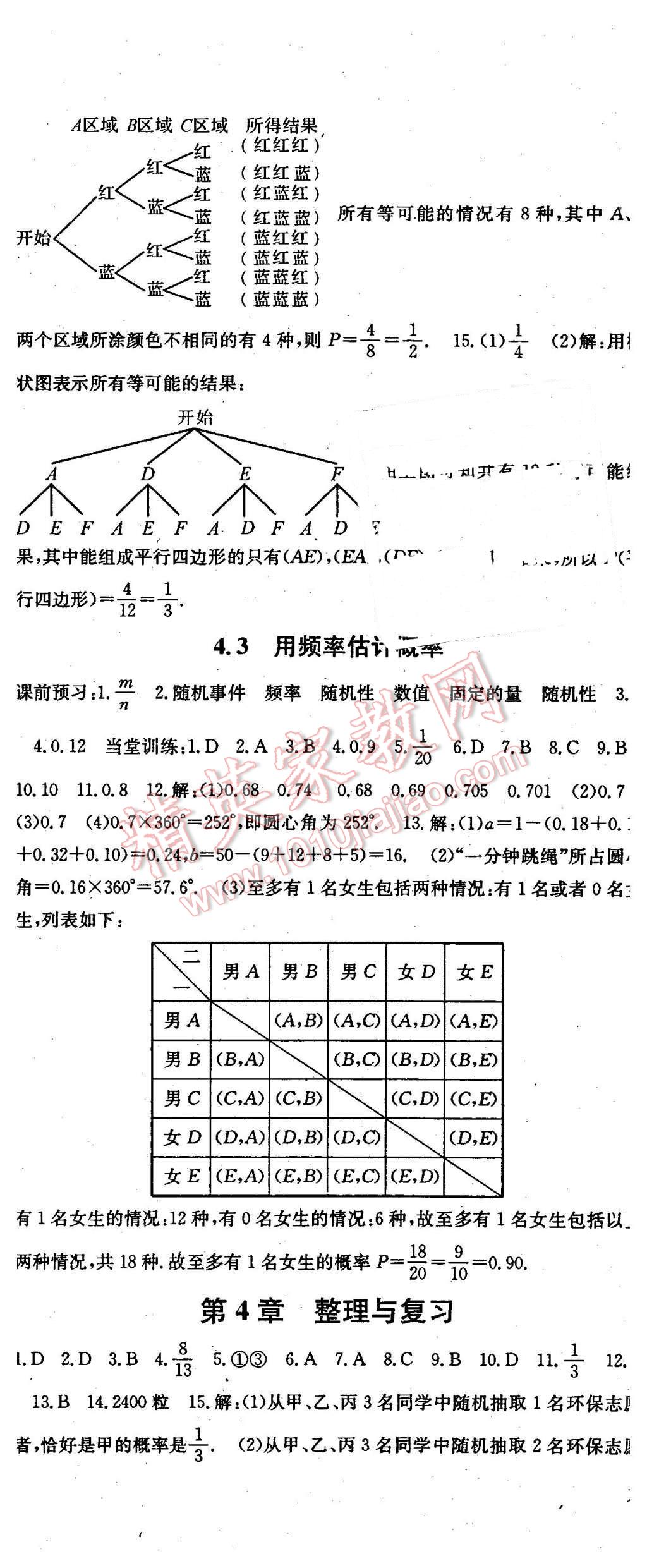 2016年名師大課堂九年級數學下冊湘教版 第20頁