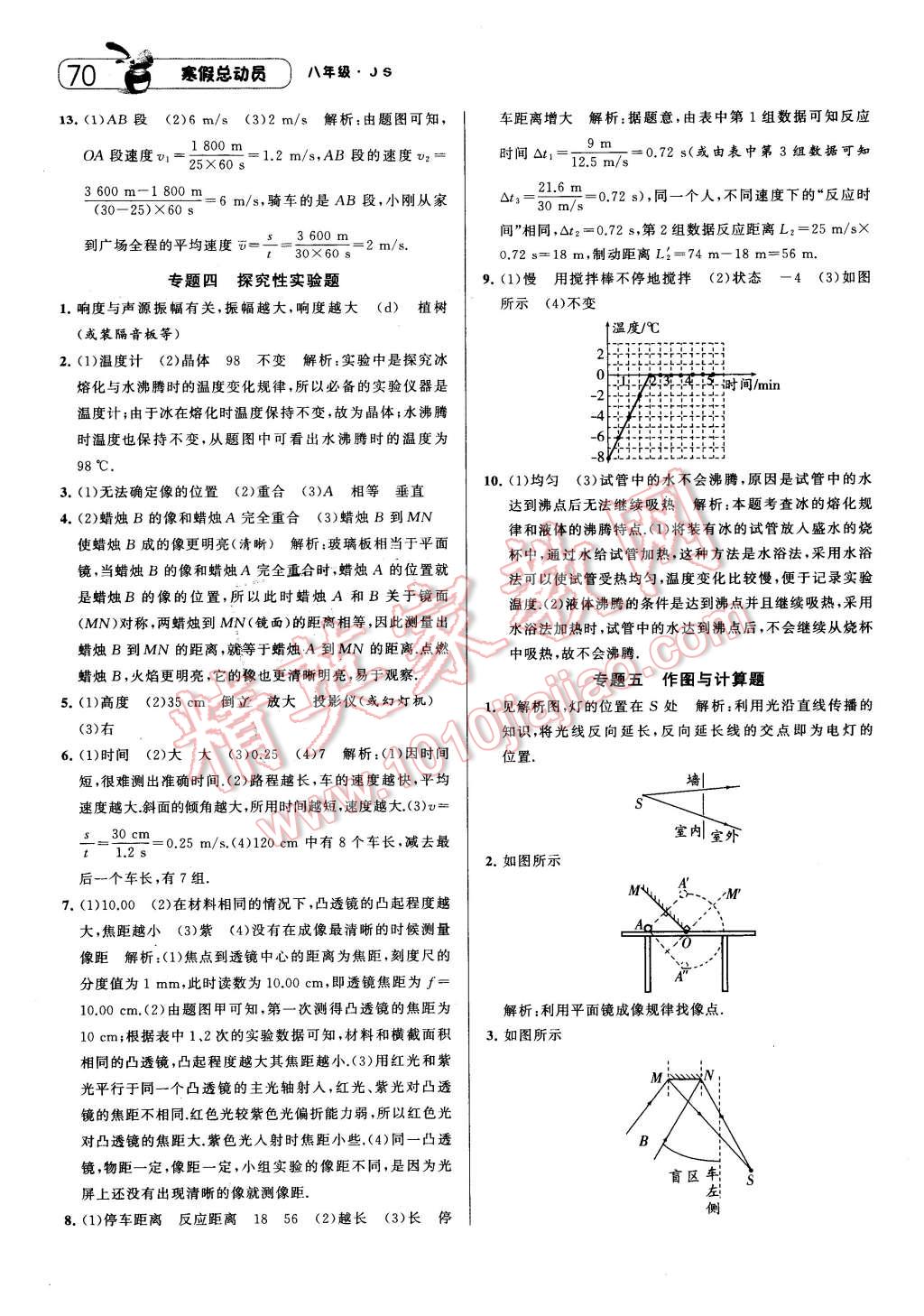 2016年經(jīng)綸學(xué)典寒假總動(dòng)員八年級(jí)物理江蘇國(guó)標(biāo)版 第8頁