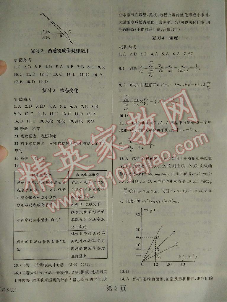 2015年寒假新動向八年級物理人教版北京時代華文書局 第2頁