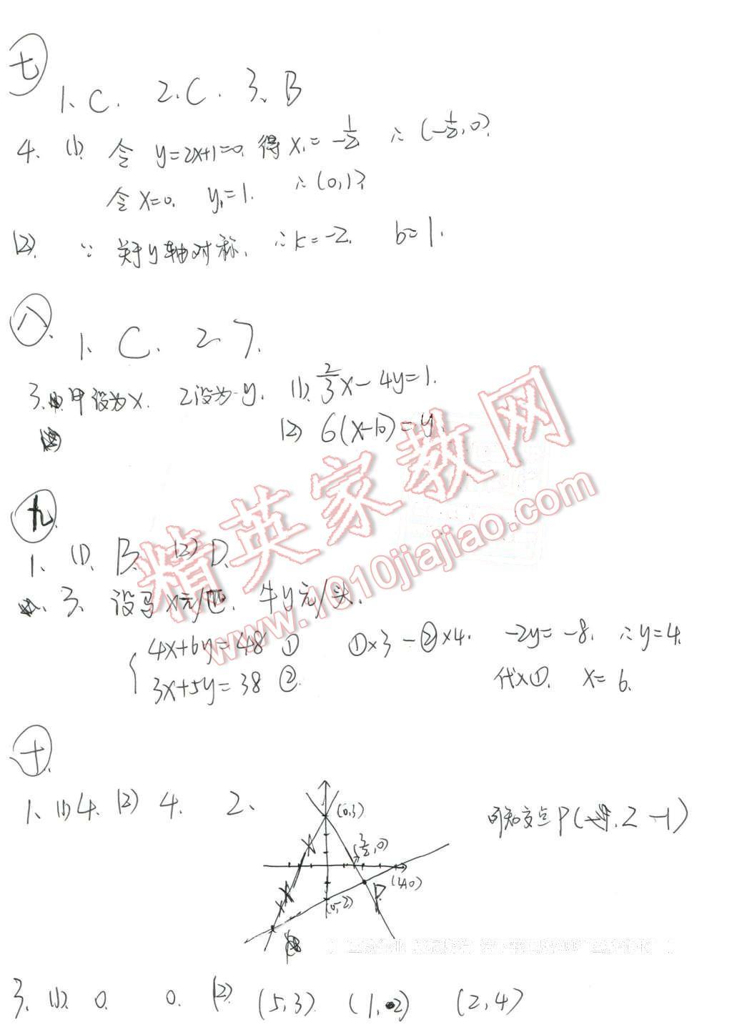 2016年寒假生活八年级数学北京师范大学出版社 第3页
