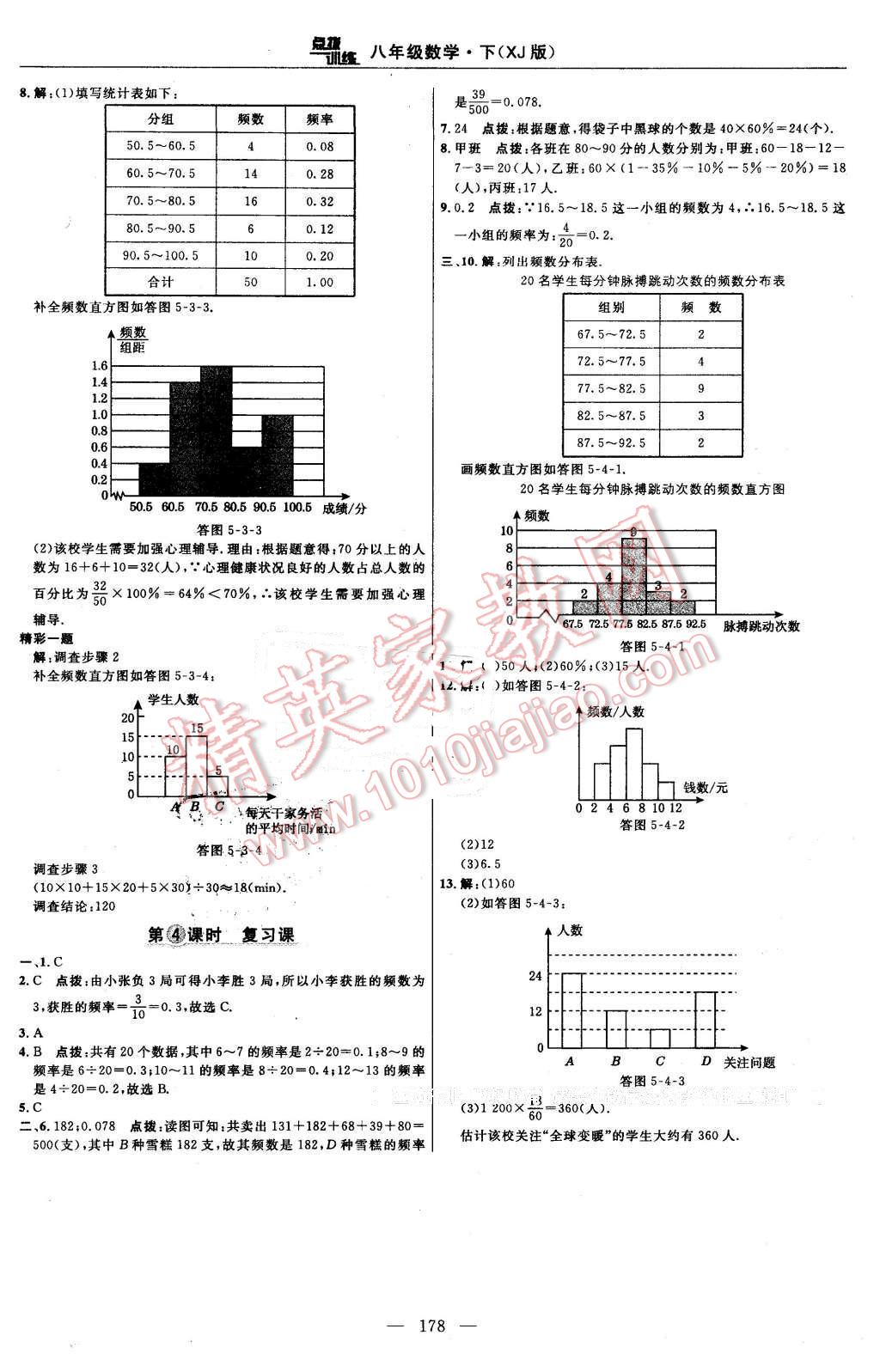 2016年點撥訓練八年級數(shù)學下冊湘教版 第48頁