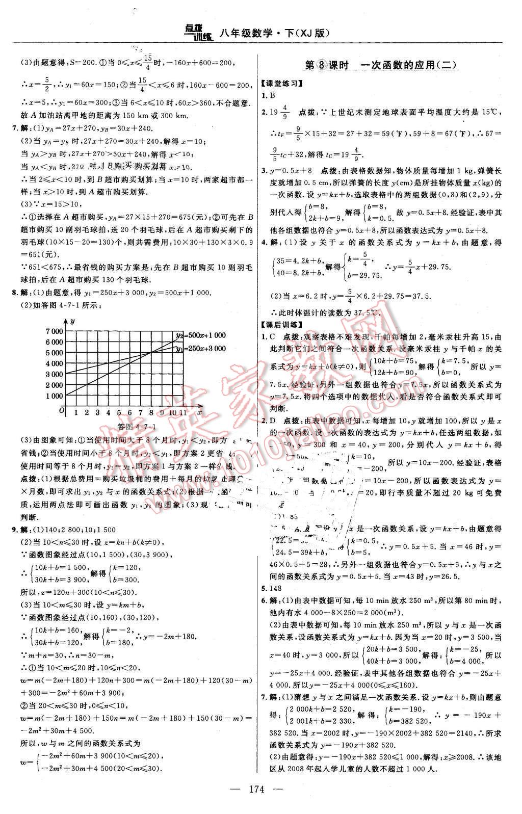 2016年點(diǎn)撥訓(xùn)練八年級(jí)數(shù)學(xué)下冊(cè)湘教版 第44頁(yè)