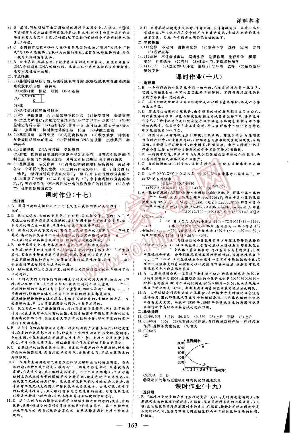 2016年优化探究同步导学案生物必修2人教版 第21页