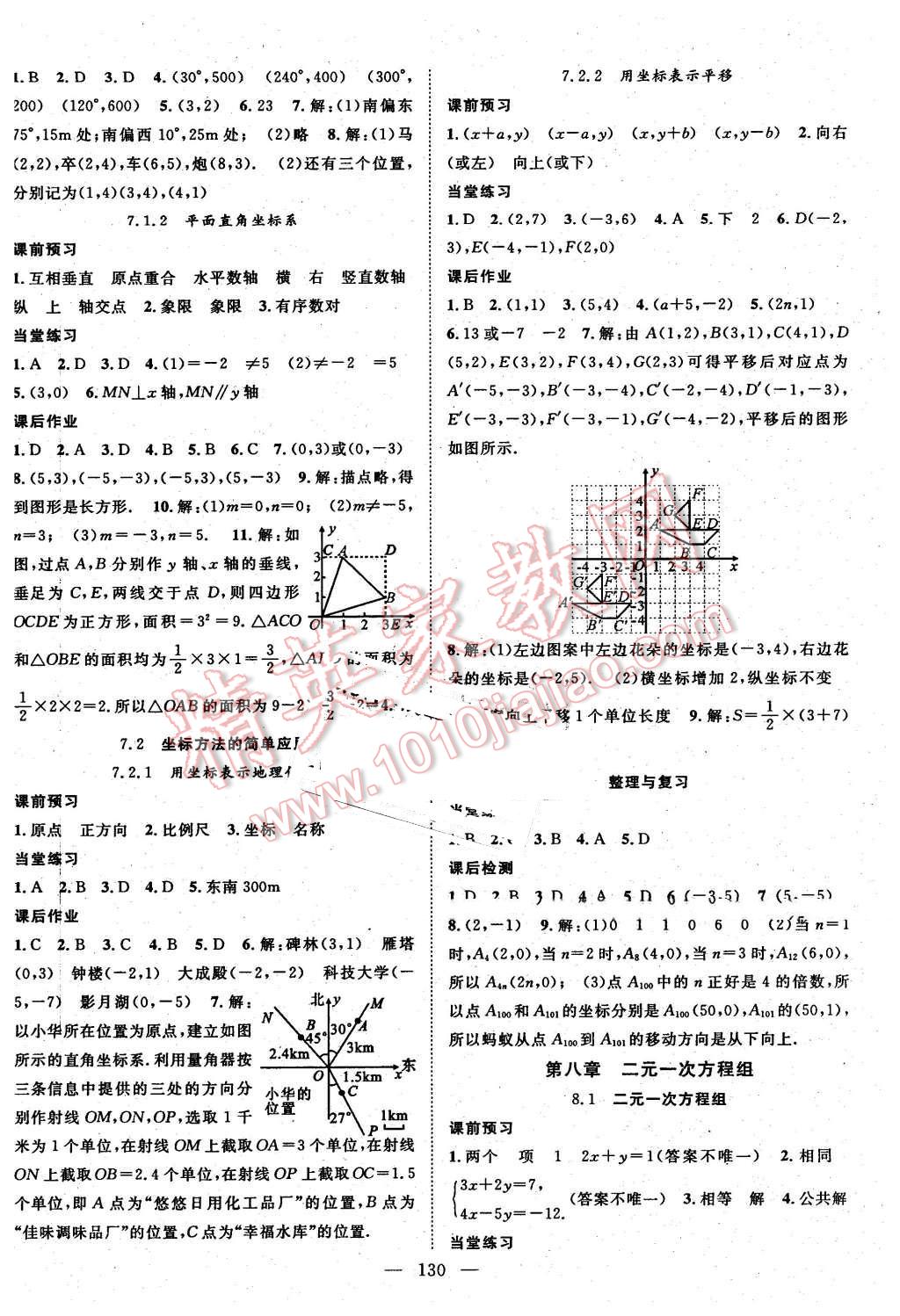 2016年名師學(xué)案七年級(jí)數(shù)學(xué)下冊(cè)人教版 第6頁