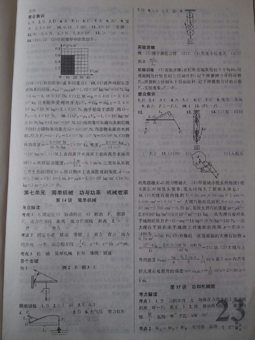 2016年四川火線100天中考滾動復(fù)習(xí)法物理 第22頁